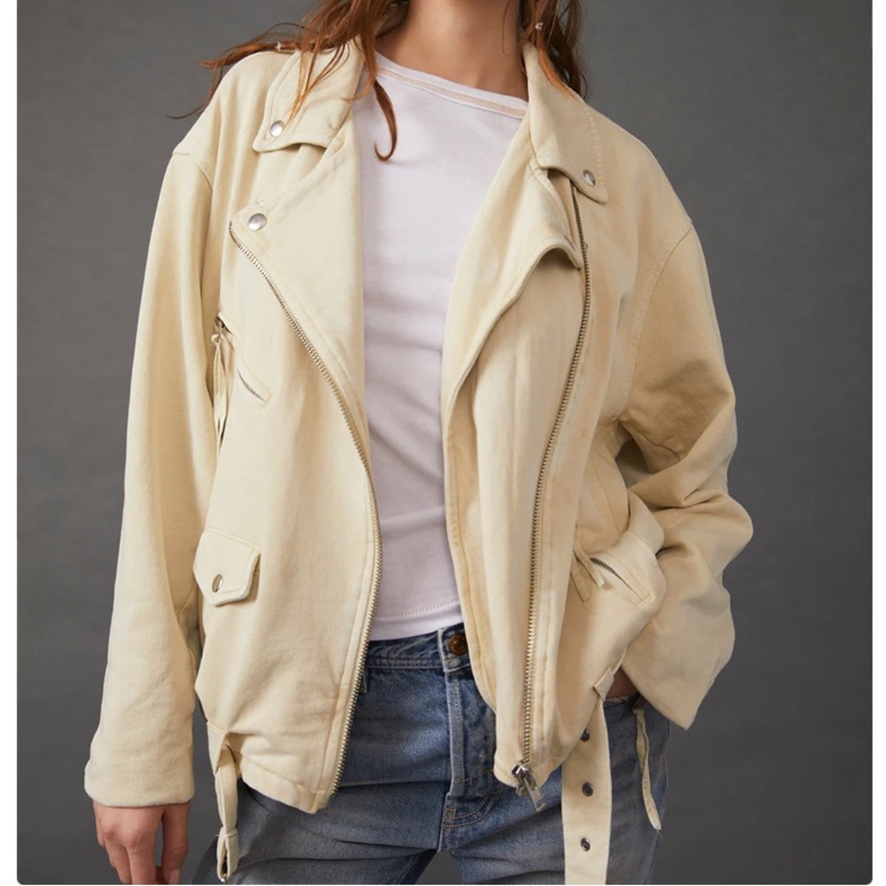 NWT Free People Rebel Knot Moto Jacket